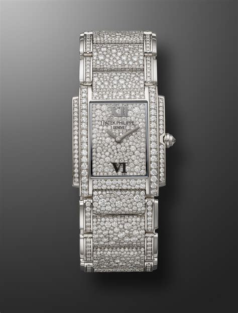 patek philippe white gold diamond